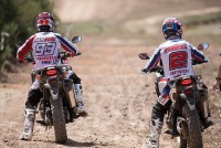 60845 Marc Marquez and Joan Barreda riding the new CRF1000L Africa Twin